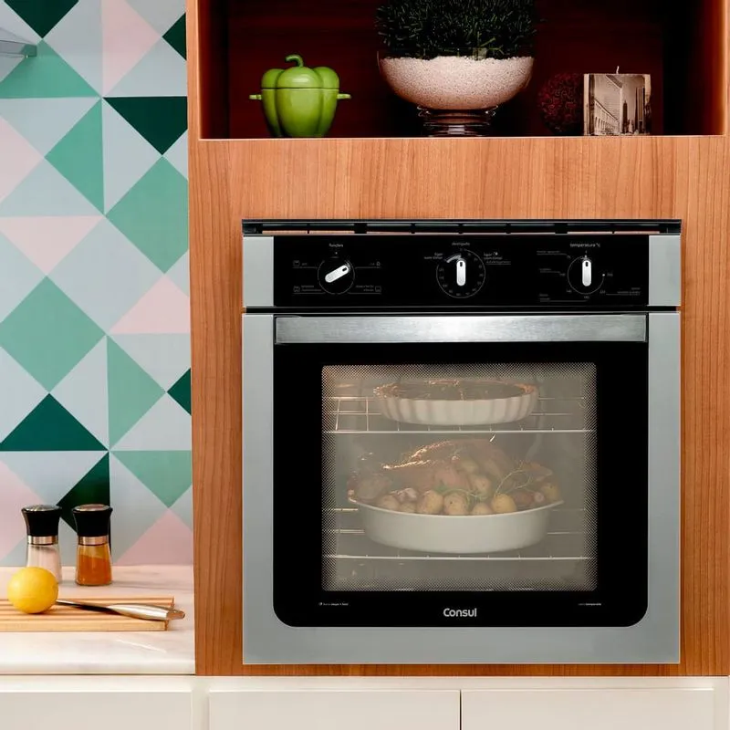 Forno elétrico de embutir 70L
