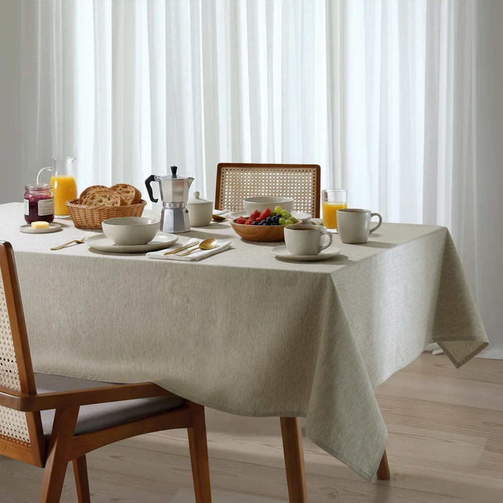 Toalha de mesa retangular